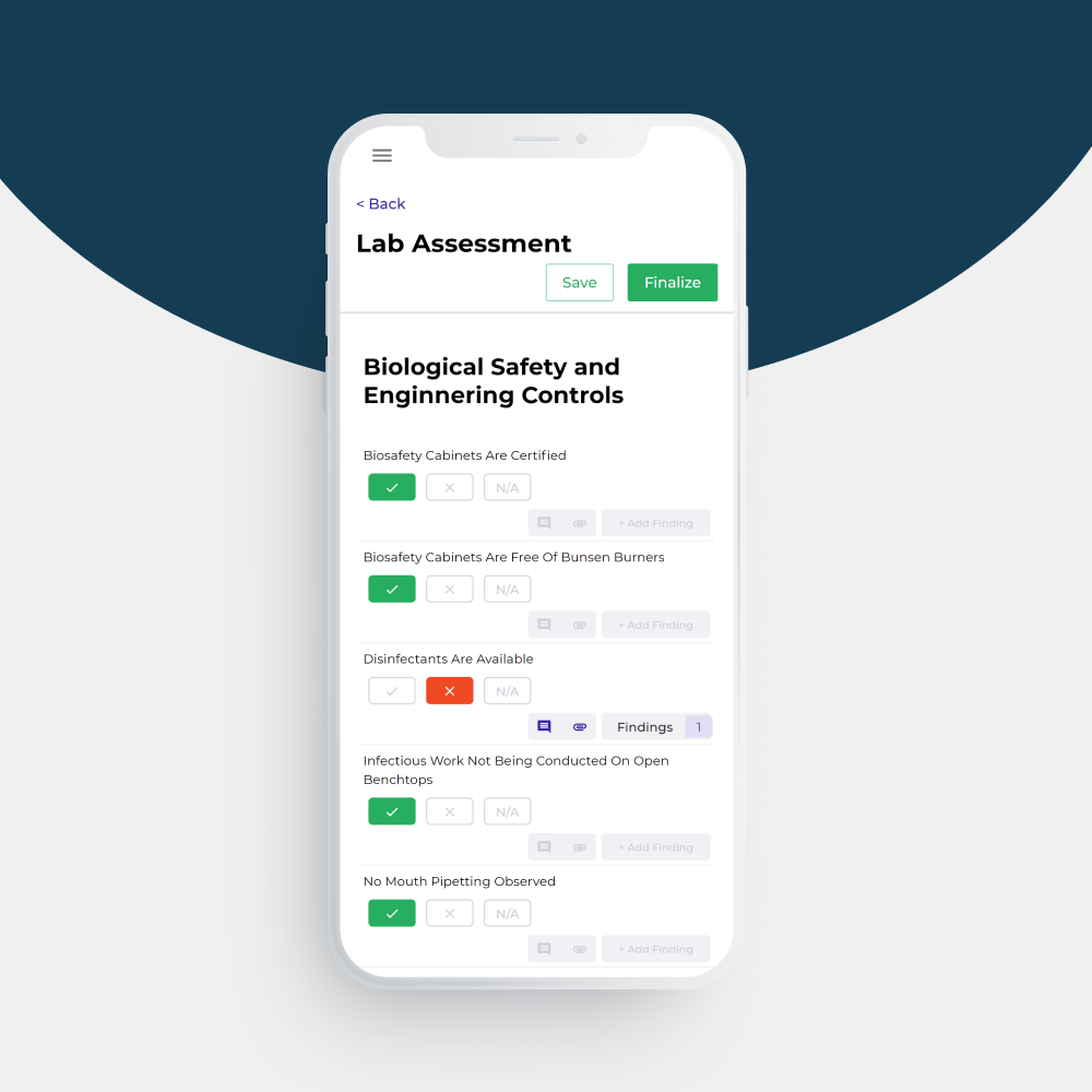 screenshot of Salute Safety